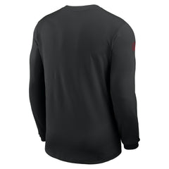 San Francisco 49ers Sideline Coach UV Dri-FIT Long Sleeve Shirt Black - Nike