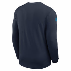 Tennessee Titans Sideline Coach UV Dri-FIT Long Sleeve Shirt Navy - Nike