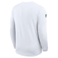 Green Bay Packers Sideline Coach UV Dri-FIT Long Sleeve Shirt White - Nike