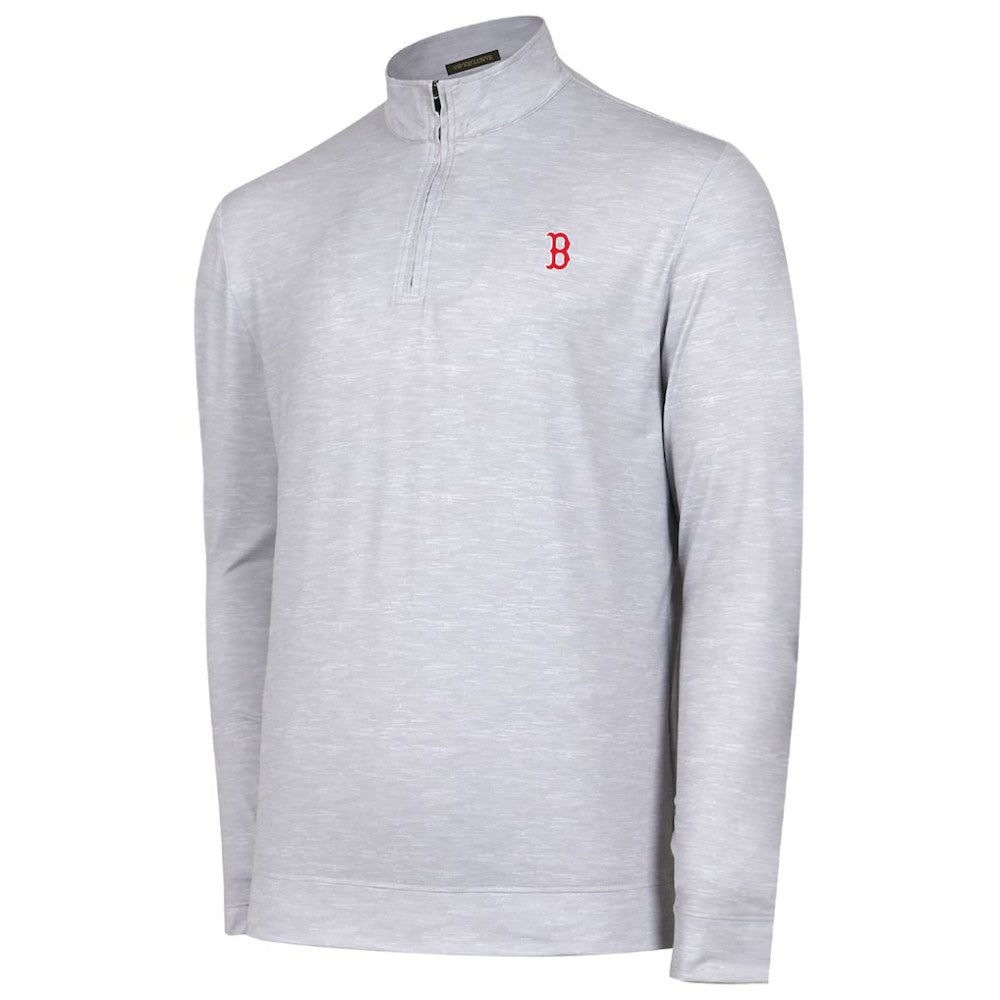 Boston Red Sox Sublime Tri-Blend Quarter-Zip Jacket for sale