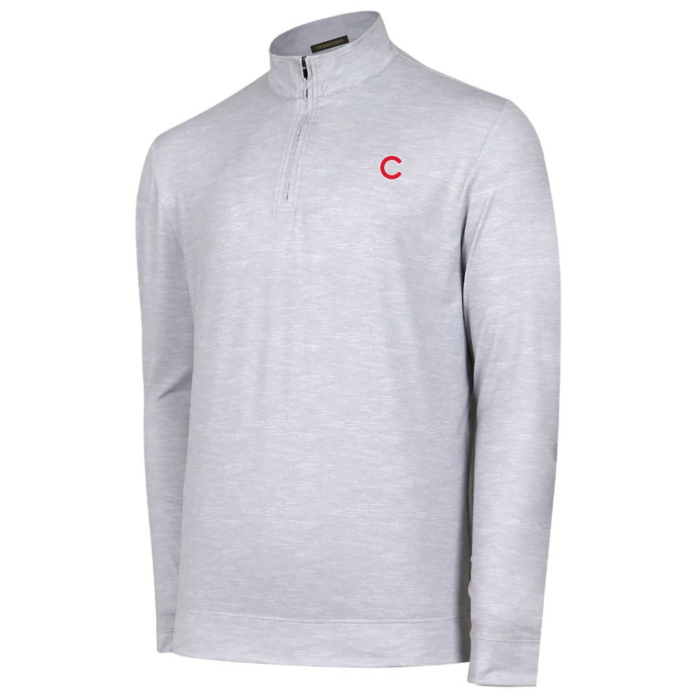 Chicago Cubs Sublime Tri-Blend Quarter-Zip Jacket for sale