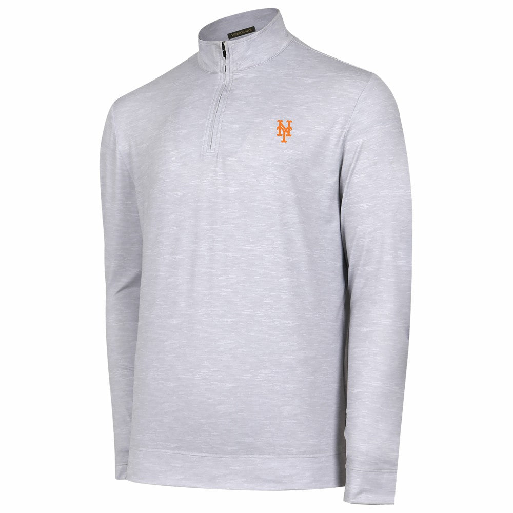 New York Mets Sublime Tri-Blend Quarter-Zip Jacket Lifestyle