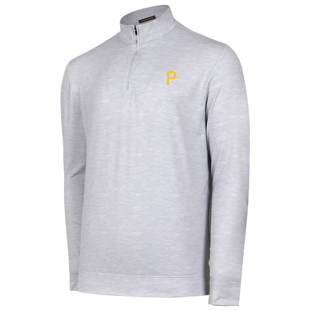 Pittsburgh Pirates Sublime Tri-Blend Quarter-Zip Jacket On Sale