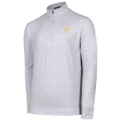 Pittsburgh Pirates Sublime Tri-Blend Quarter-Zip Jacket On Sale
