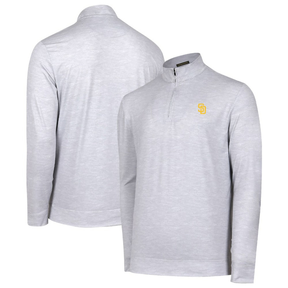 San Diego Padres Sublime Tri-Blend Quarter-Zip Jacket Lifestyle