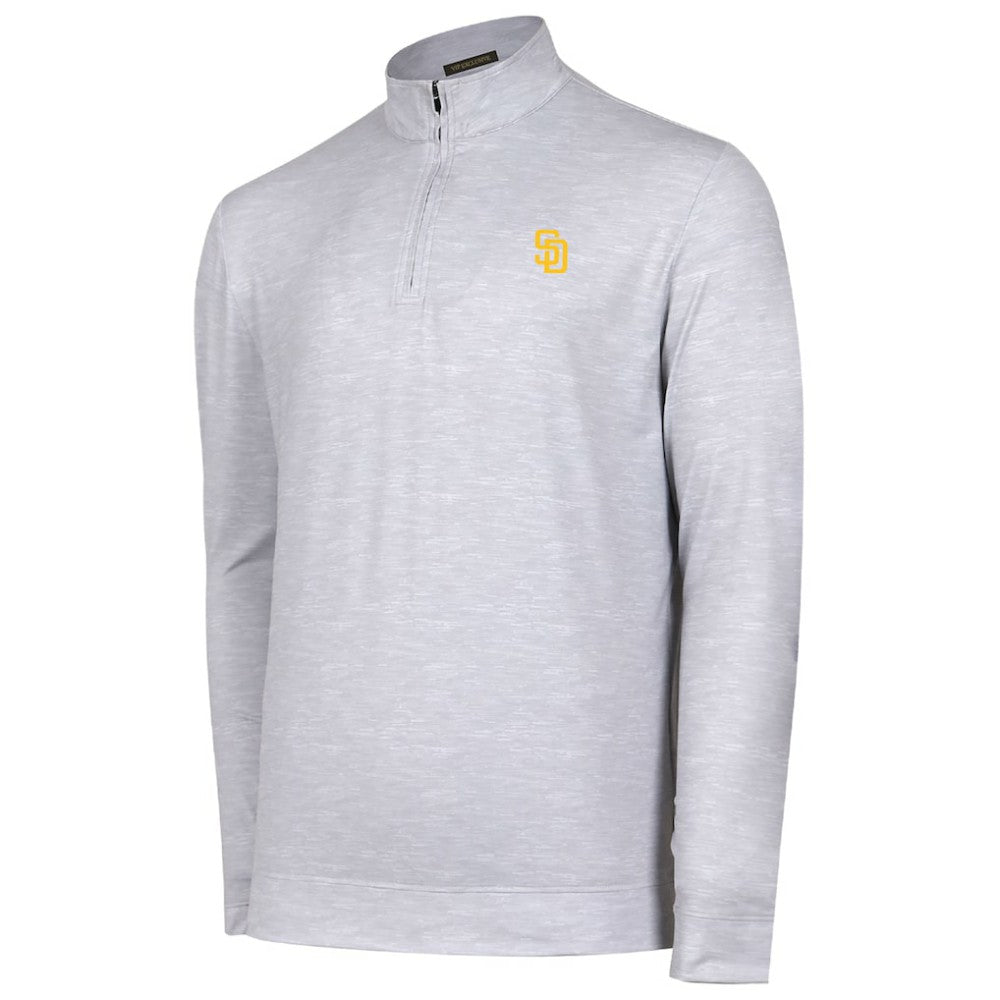 San Diego Padres Sublime Tri-Blend Quarter-Zip Jacket Lifestyle
