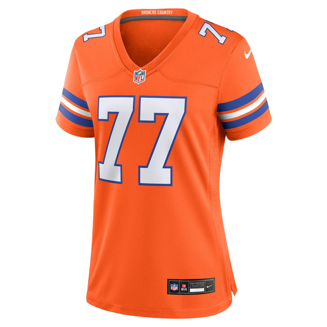 Quinn Meinerz Denver Broncos Women's Mile High Collection 1977 Throwback Player Game Jersey Orange - Nike