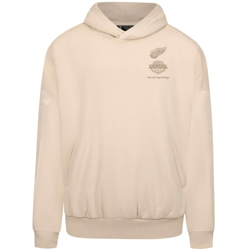 Detroit Red Wings - Levelwear Contact Stamp Pullover Hoodie Cream