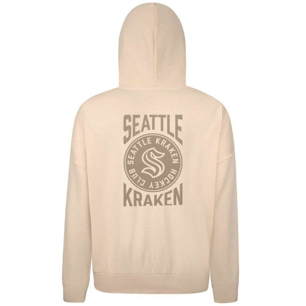 Seattle Kraken Levelwear Contact Stamp Pullover Hoodie Cream