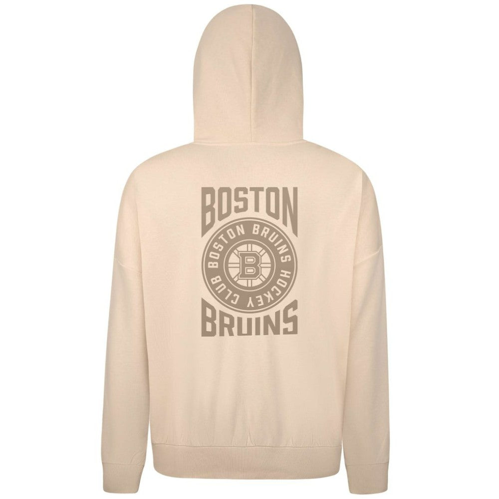 Boston Bruins Levelwear Contact Stamp Pullover Hoodie Cream