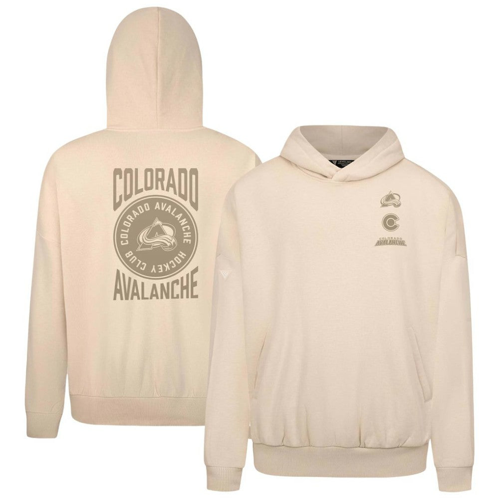 Colorado Avalanche - Levelwear Contact Stamp Pullover Hoodie Cream