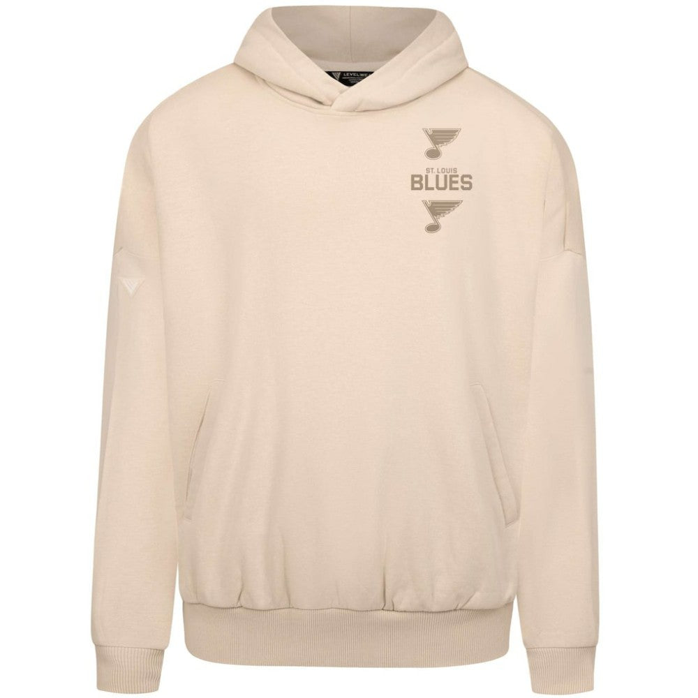 St. Louis Blues - Levelwear Contact Stamp Pullover Hoodie Cream