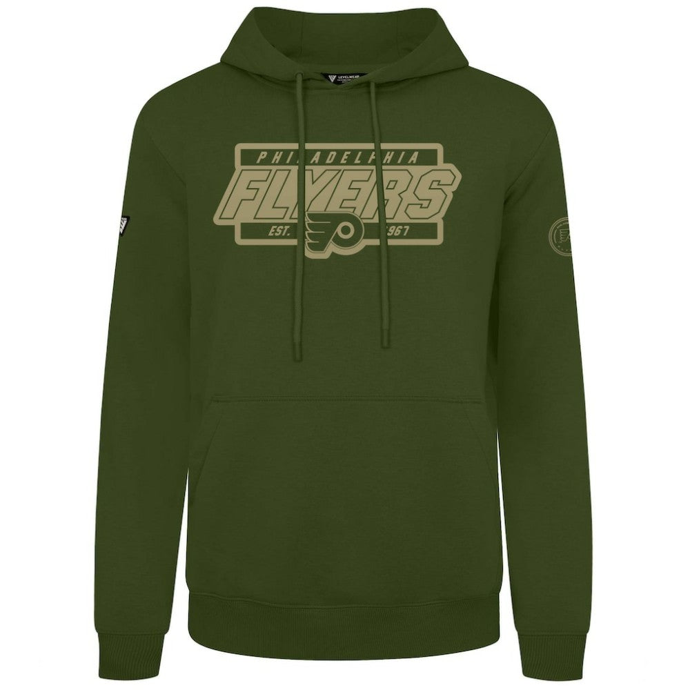 Philadelphia Flyers - Levelwear Podium Pullover Hoodie Olive