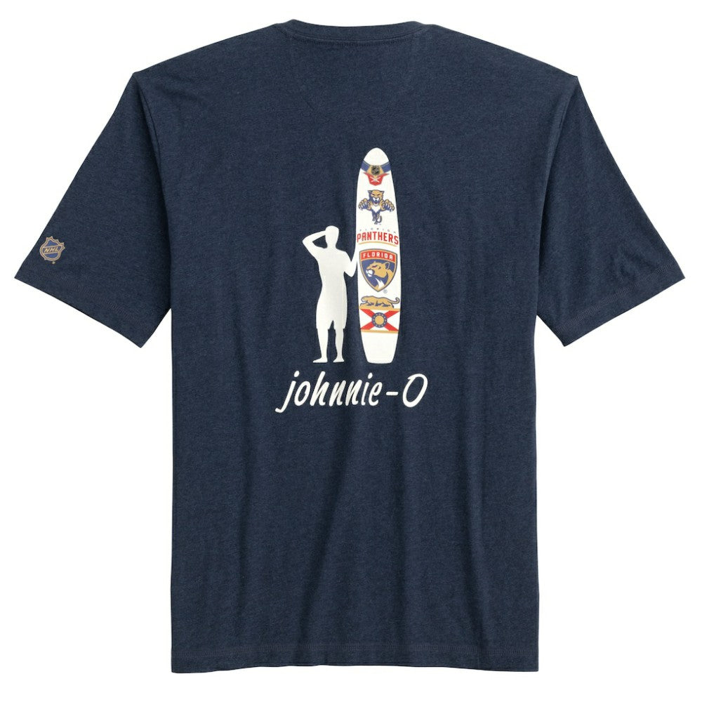 Florida Panthers - johnnie-O Heathered Spencer T-Shirt Navy