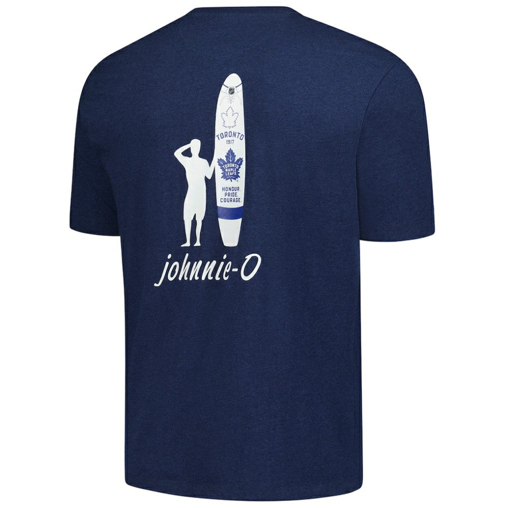 Toronto Maple Leafs - johnnie-O Heathered Spencer T-Shirt Navy