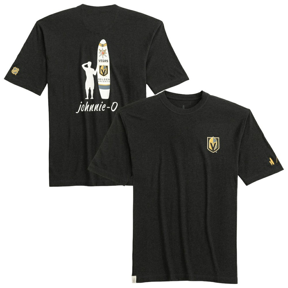 Vegas Golden Knights johnnie-O Heathered Spencer T-Shirt Charcoal