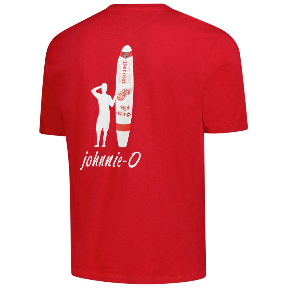 Detroit Red Wings - johnnie-O Heathered Spencer T-Shirt Red
