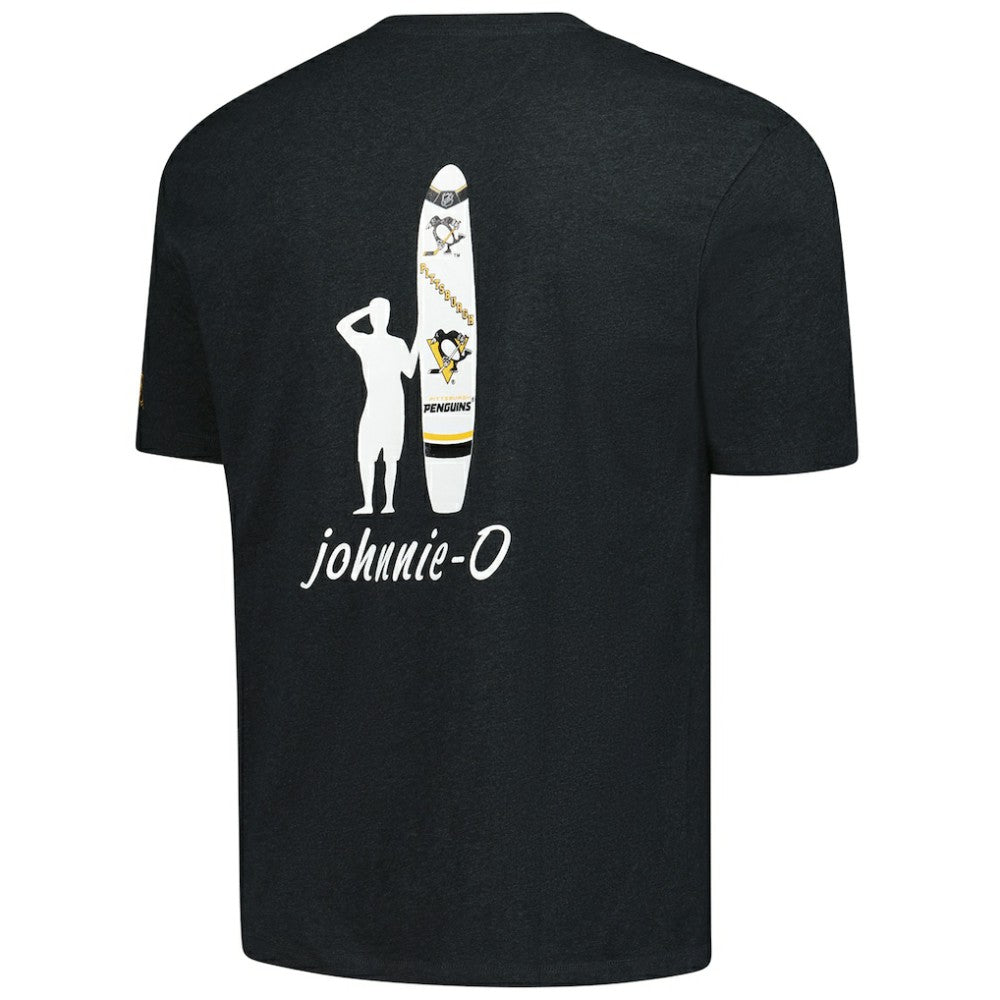 Pittsburgh Penguins johnnie-O Heathered Spencer T-Shirt Charcoal