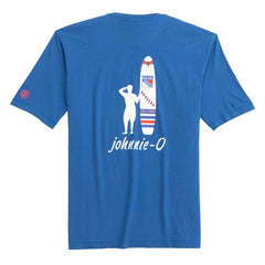 New York Rangers johnnie-O Heathered Spencer T-Shirt Blue