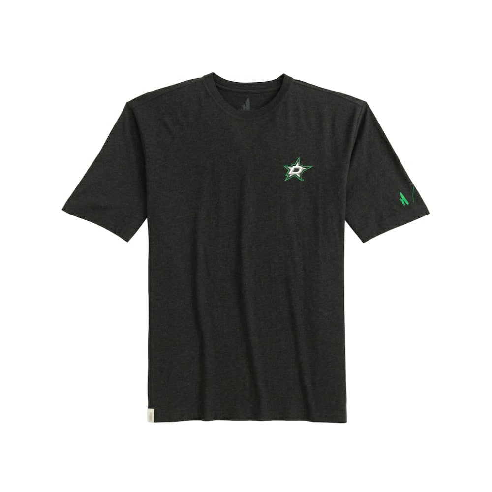Dallas Stars - johnnie-O Heathered Spencer T-Shirt Charcoal