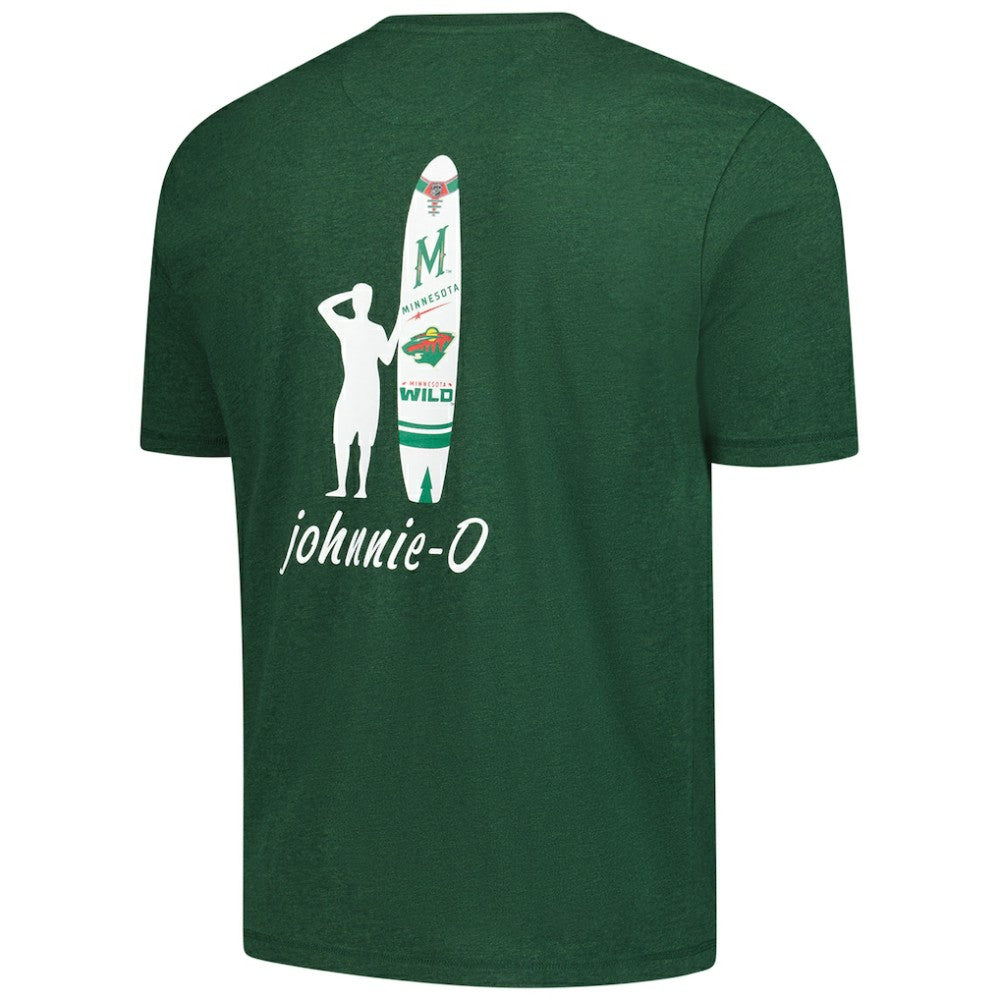 Minnesota Wild - johnnie-O Heathered Spencer T-Shirt Green