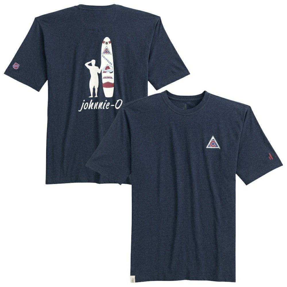 Colorado Avalanche - johnnie-O Heathered Spencer T-Shirt Dark Grey
