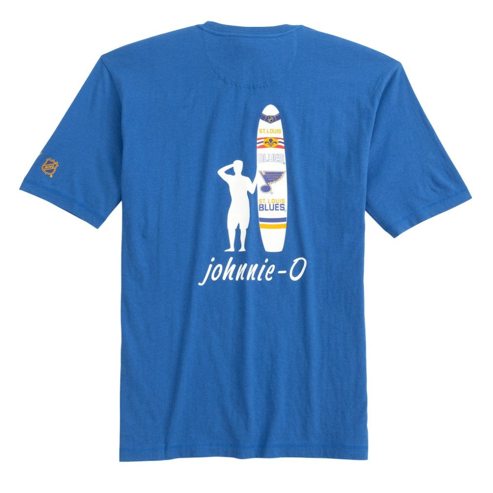 St. Louis Blues - johnnie-O Heathered Spencer T-Shirt Blue