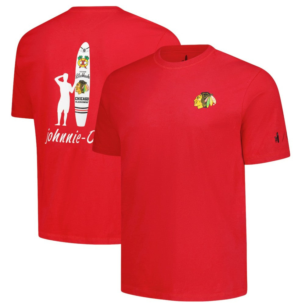 Chicago Blackhawks johnnie-O Heathered Spencer T-Shirt Red