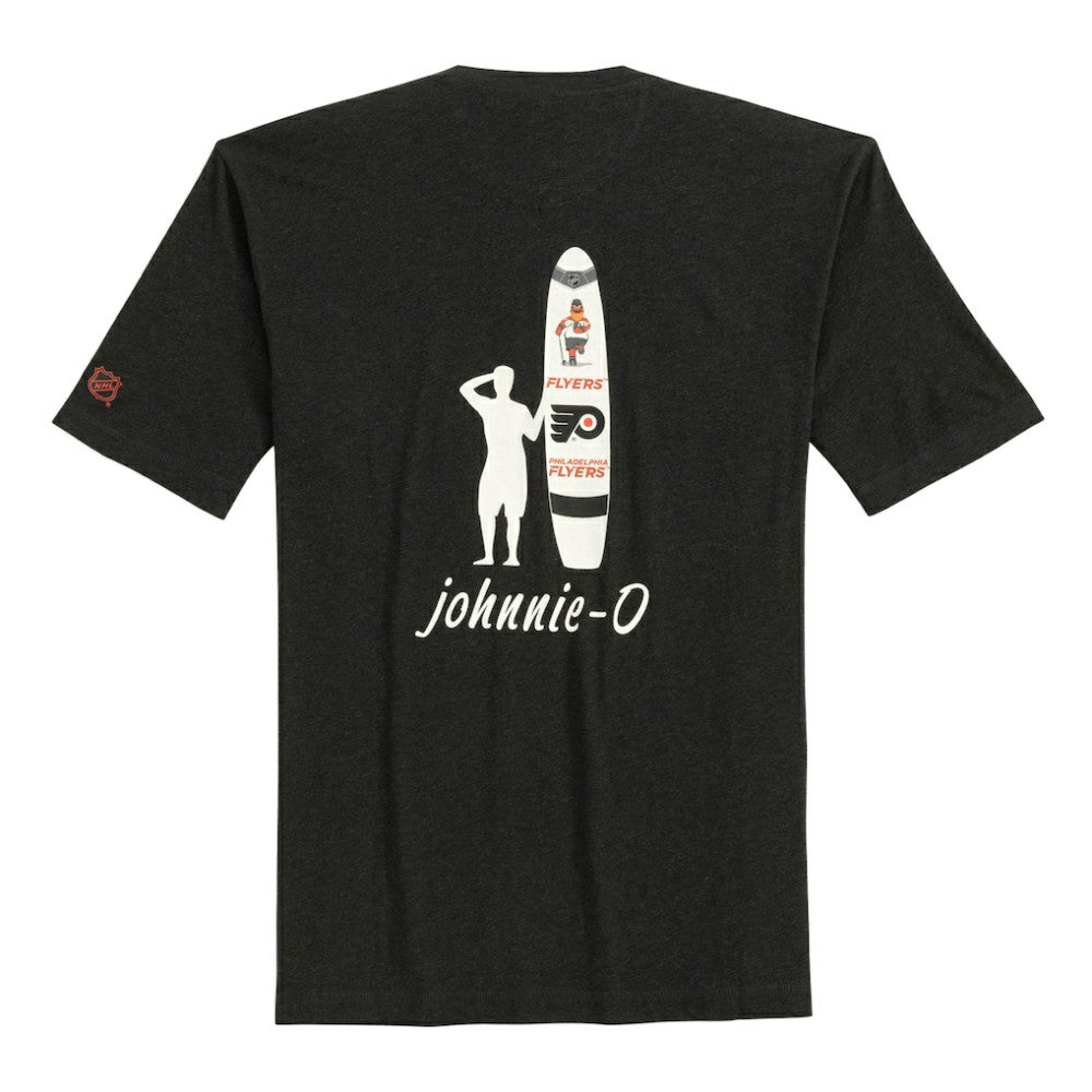 Philadelphia Flyers - johnnie-O Heathered Spencer T-Shirt Charcoal