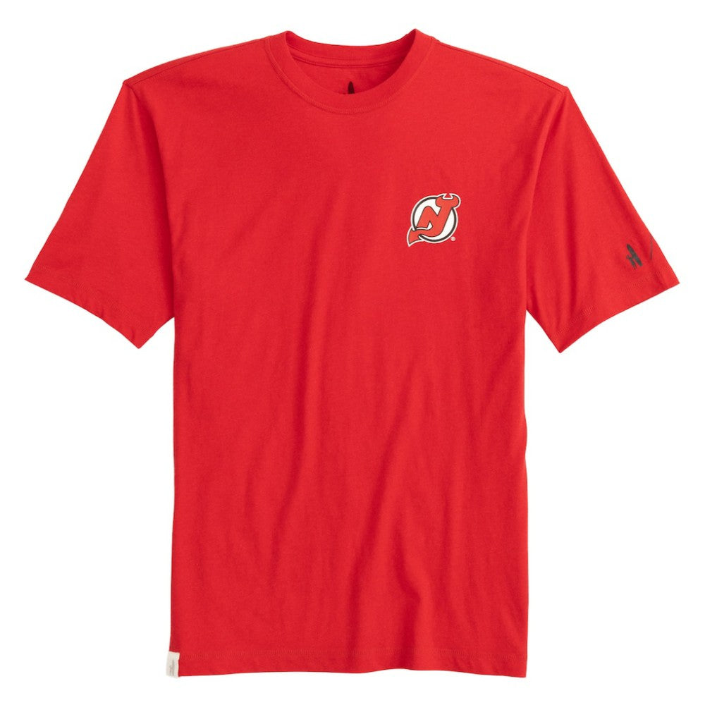 New Jersey Devils - johnnie-O Heathered Spencer T-Shirt Red