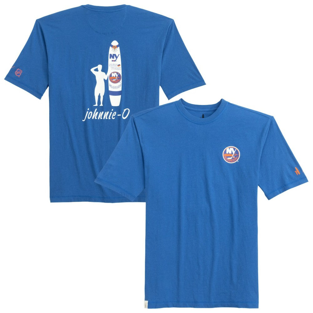 New York Islanders - johnnie-O Heathered Spencer T-Shirt Royal