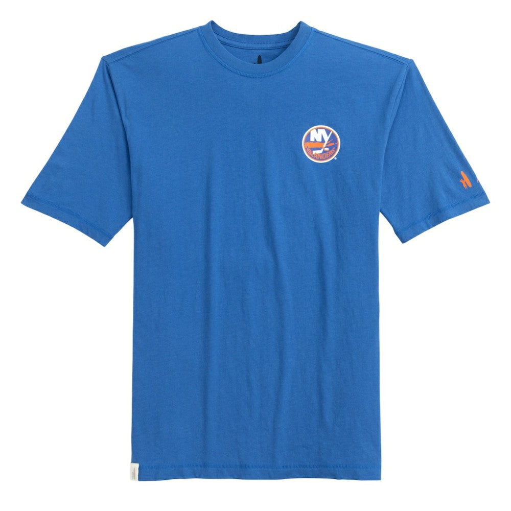 New York Islanders - johnnie-O Heathered Spencer T-Shirt Royal