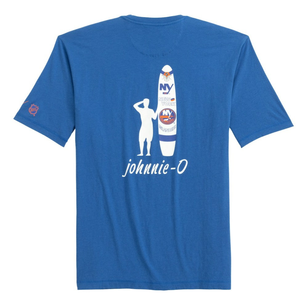New York Islanders - johnnie-O Heathered Spencer T-Shirt Royal