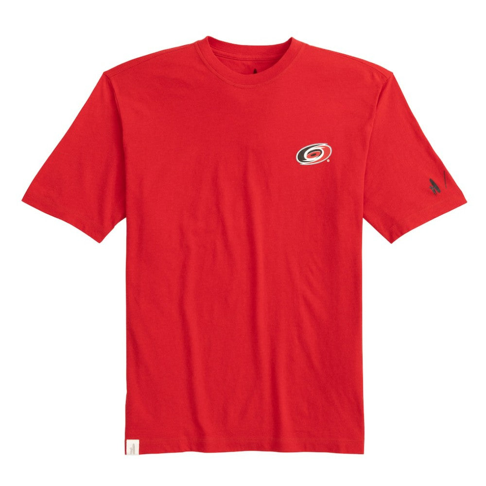 Carolina Hurricanes - johnnie-O Heathered Spencer T-Shirt Red