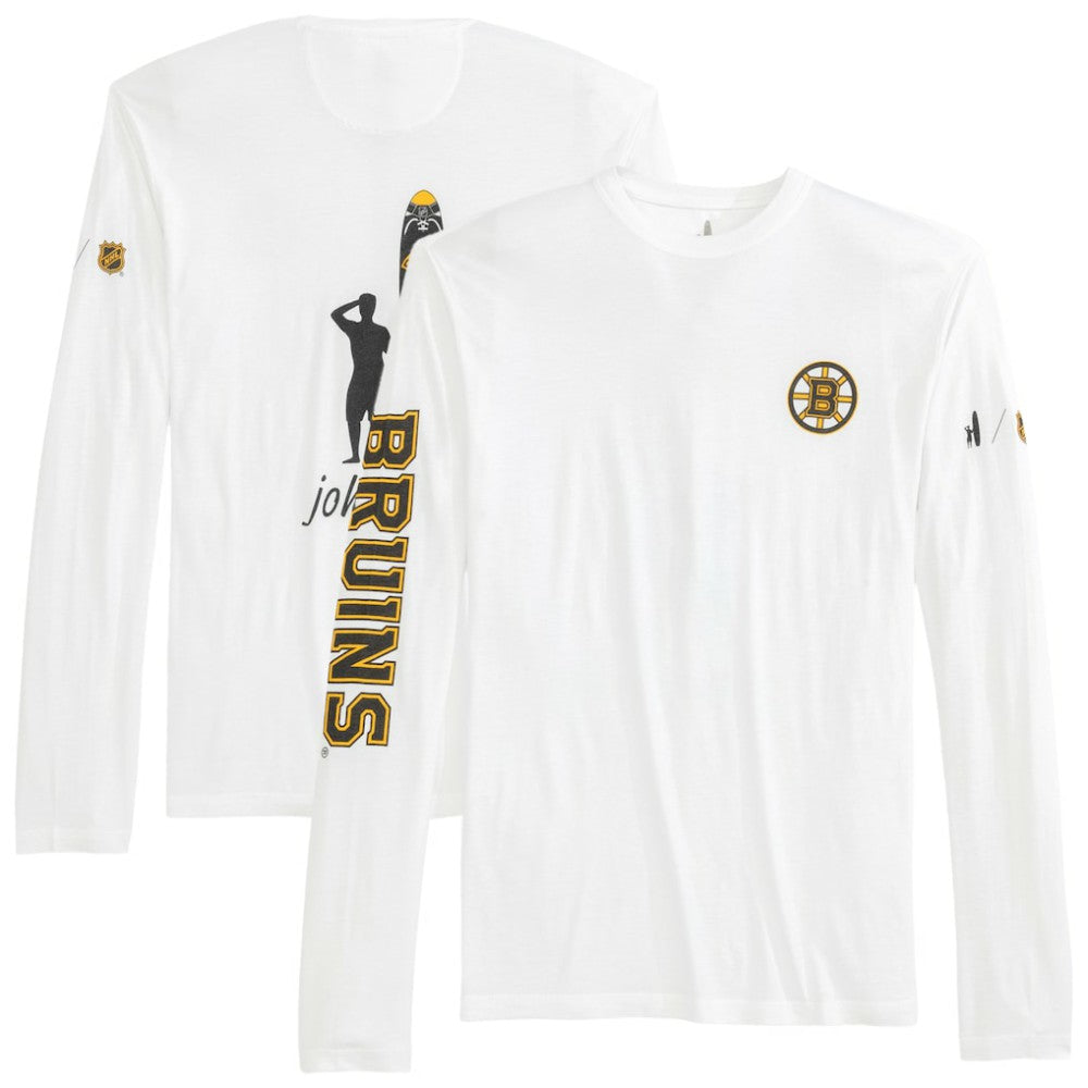 Boston Bruins johnnie-O Adam Long Sleeve T-Shirt White