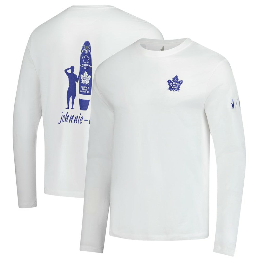 Toronto Maple Leafs - johnnie-O Adam Long Sleeve T-Shirt White