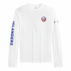 New York Islanders - johnnie-O Adam Long Sleeve T-Shirt White