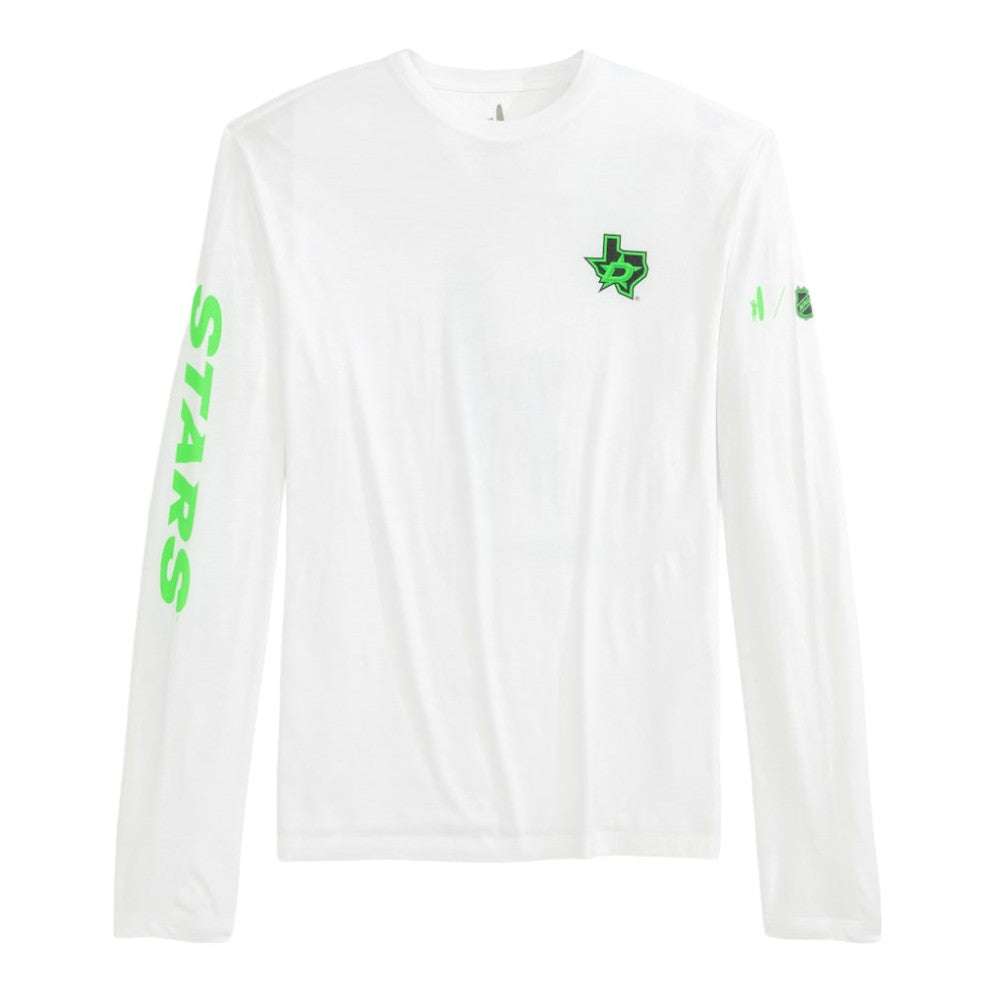 Dallas Stars - johnnie-O Adam Long Sleeve T-Shirt White