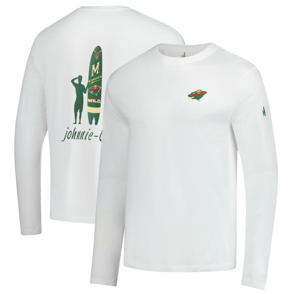Minnesota Wild - johnnie-O Adam Long Sleeve T-Shirt White