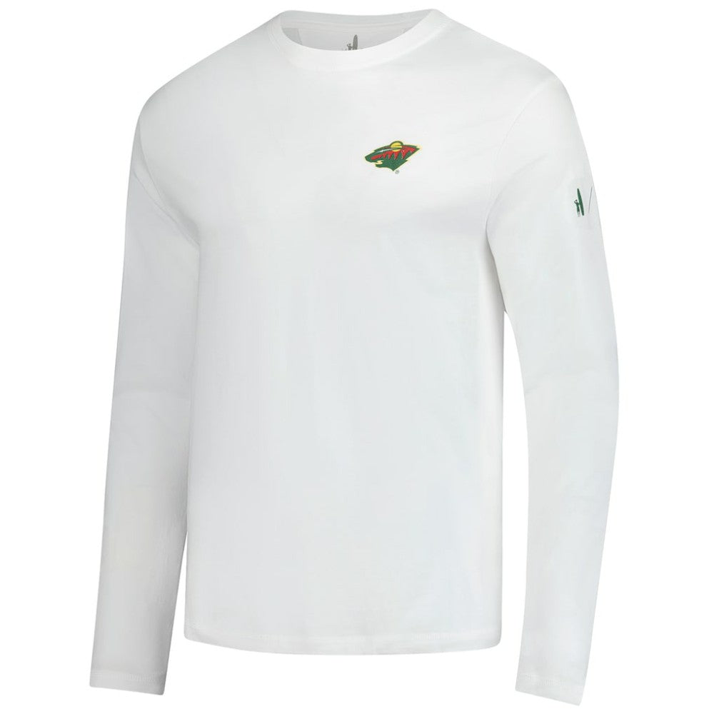 Minnesota Wild - johnnie-O Adam Long Sleeve T-Shirt White