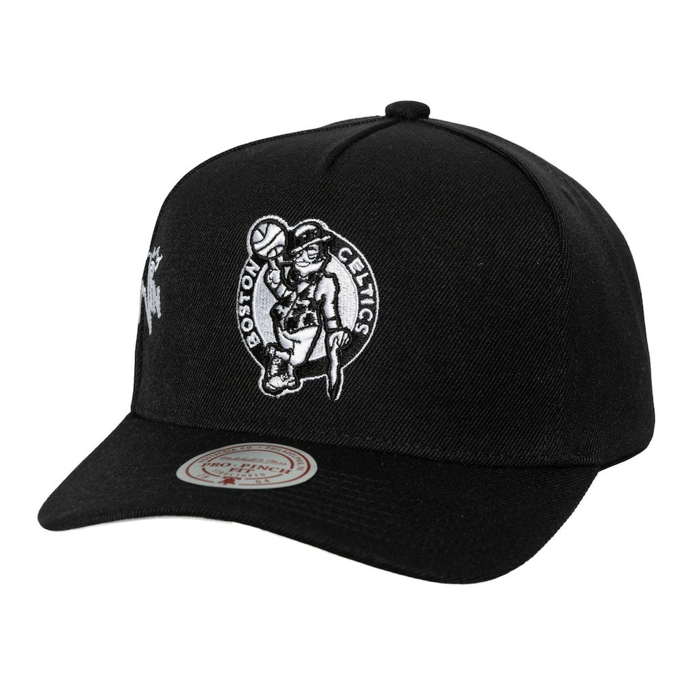 Mitchell & Ness - Boston Celtics 2008 NBA Finals Born To Win Pro Crown Adjustable Hat - Black
