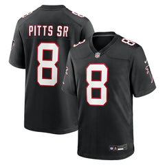 Kyle Pitts Sr. Atlanta Falcons Alternate Game Jersey Black - Nike