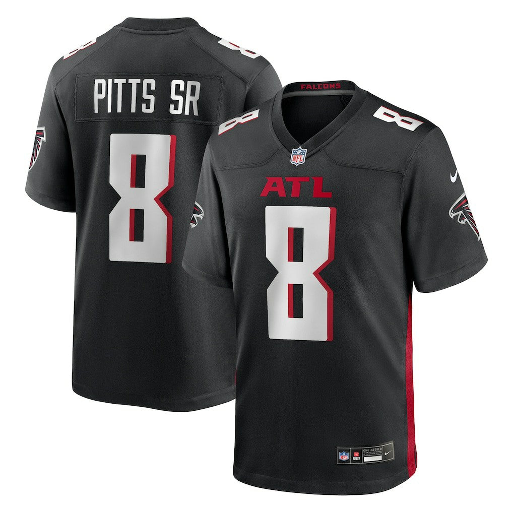 Kyle Pitts Sr. Atlanta Falcons Team Game Jersey Black - Nike
