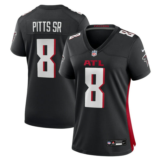 Kyle Pitts Sr. Atlanta Falcons Women's Game Jersey - Black | NFL Jerseys