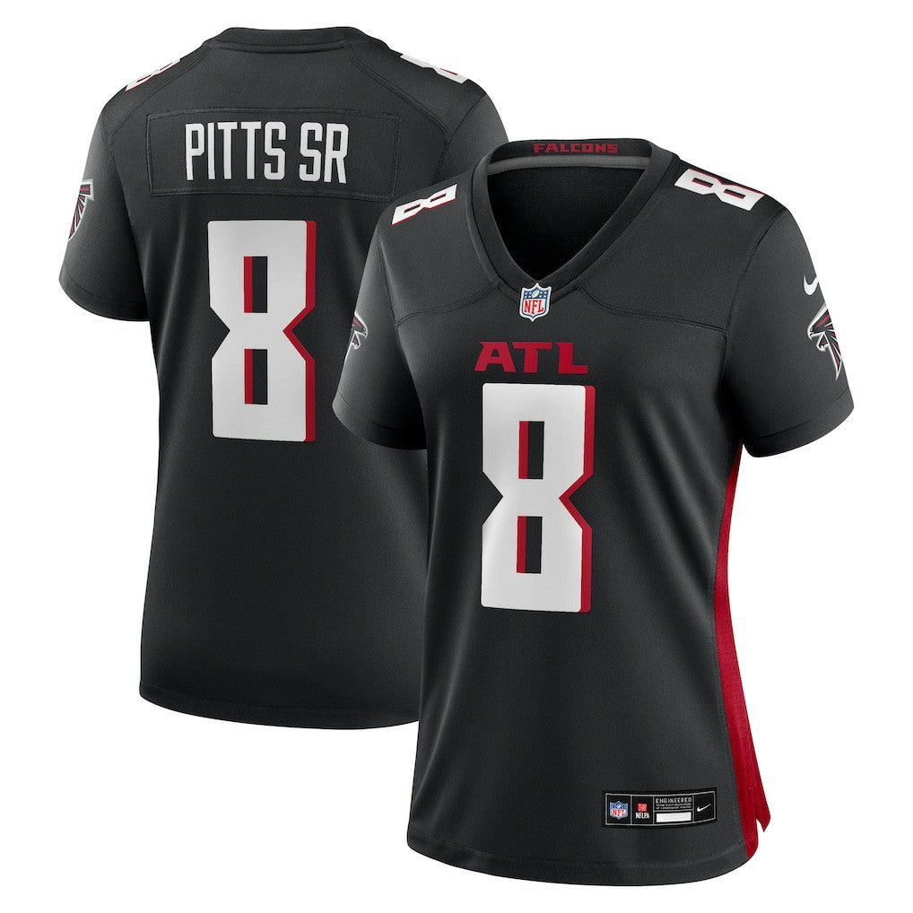 Kyle Pitts Sr. Atlanta Falcons Women's Game Jersey Black - Nike