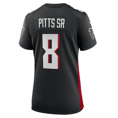 Kyle Pitts Sr. Atlanta Falcons Women's Game Jersey Black - Nike