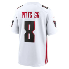 Kyle Pitts Sr. Atlanta Falcons White Game Jersey White - Nike