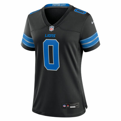 Jahmyr Gibbs Detroit Lions Women's 2nd Alternate Game Player Jersey - Black | NFL Jerseys