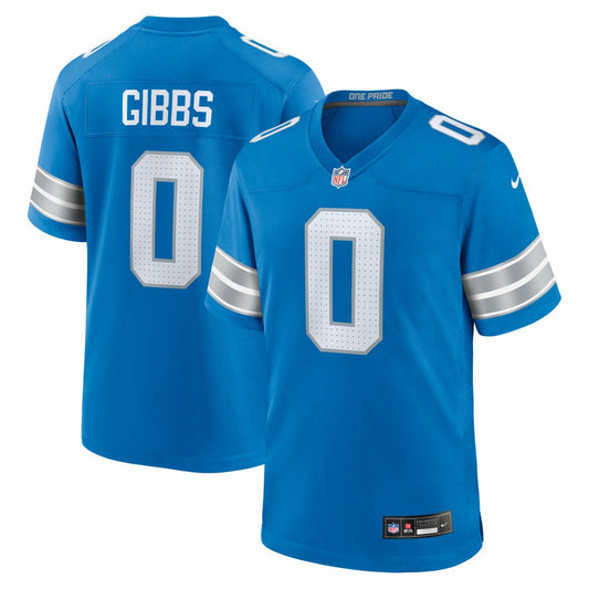 Jahmyr Gibbs Detroit Lions Game Player Jersey - Blue | NFL Jerseys