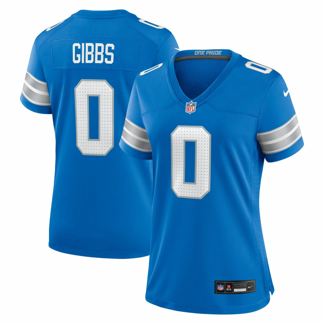 Jahmyr Gibbs Detroit Lions Women's Game Player Jersey Blue - Nike